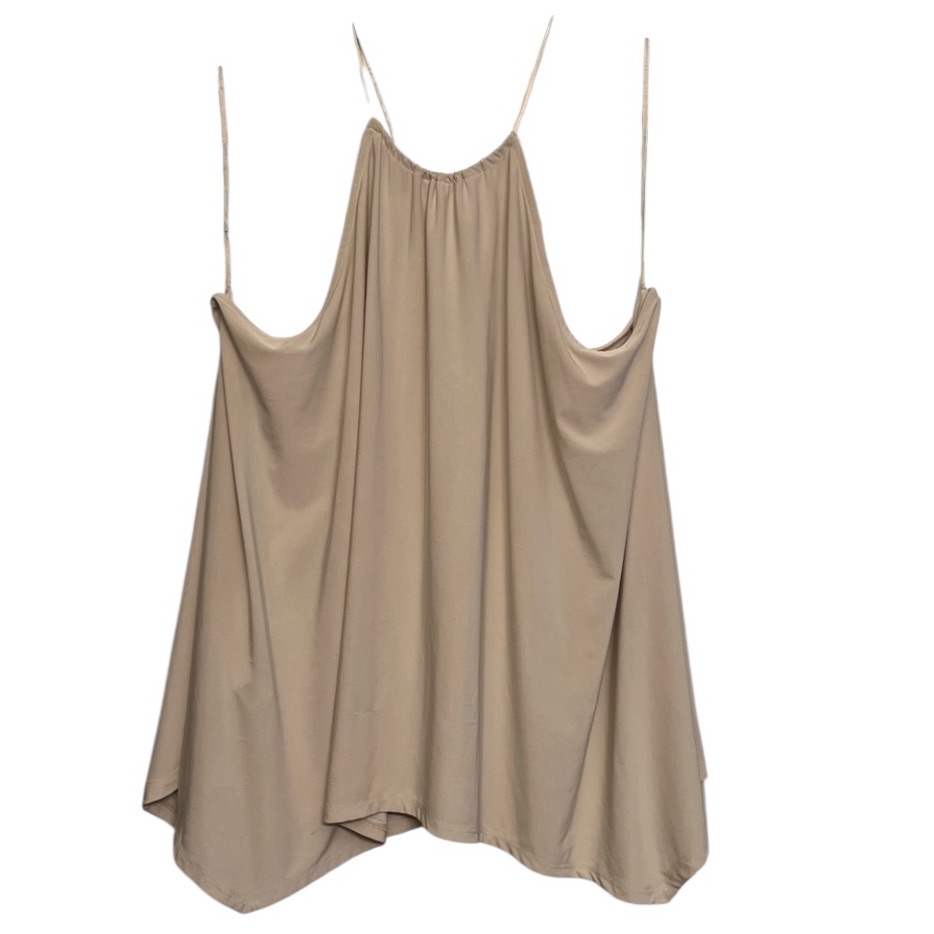 Express Size Large Tan / Nude Sleeveless Top With Stretch